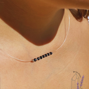 Collar Guardiana con tanza y plata