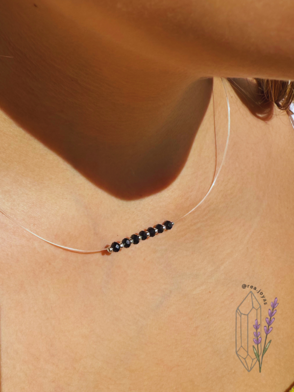 Collar Guardiana con tanza y plata