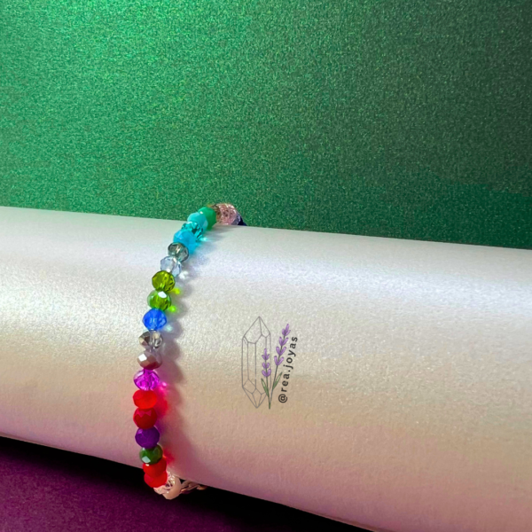 Pulsera Arcoiris elastizada - Image 6