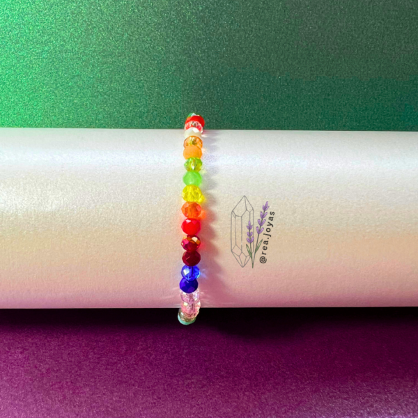 Pulsera Arcoiris elastizada - Image 3