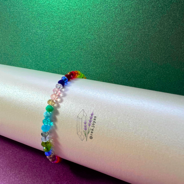 Pulsera Arcoiris elastizada - Image 5