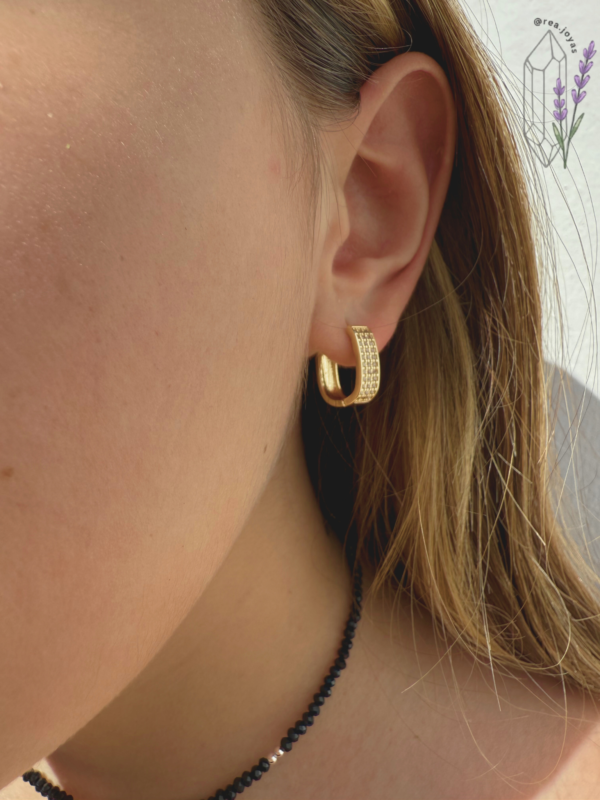 Aros dorados Calu - Image 3
