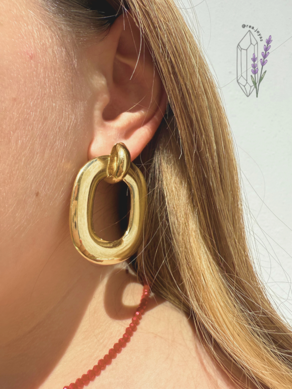 Aros dorados Saturno